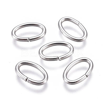 Tarnish Resistant 304 Stainless Steel Open Jump Rings STAS-F250-11P-R-1
