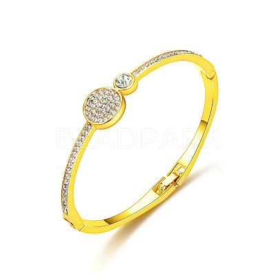 Alloy with Crystal Rhinestone Hinged Bangles for Women FS-WG3C203-04-1
