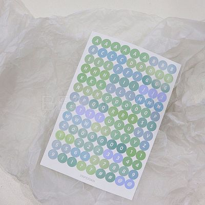 Paper Self-Adhesive Letter Decorative Stickers WG31279-04-1