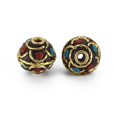 Polymer Clay Handmade Indonesia Beads IPDL-S054-014-1
