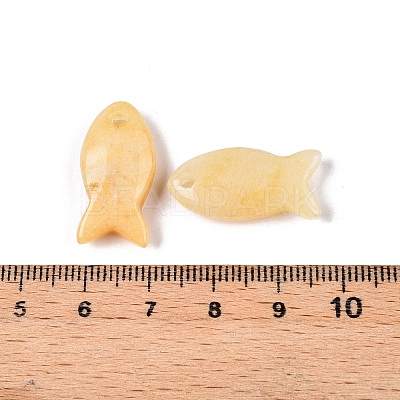 Natural Topaz Jade Pendants G-N342-106O-1