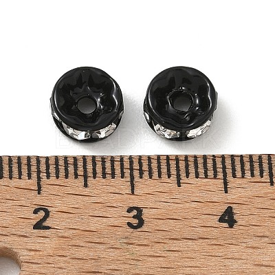 304 Stainless Steel Rhinestone Beads RB-CBAF591-01G-EB-1