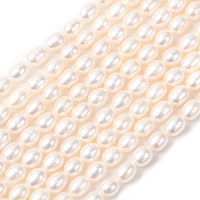 Natural Cultured Freshwater Pearl Beads Strands PEAR-F020-01B-1