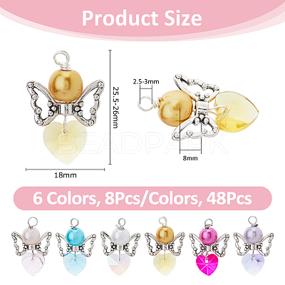 Glass Pendants PALLOY-DC00012-1