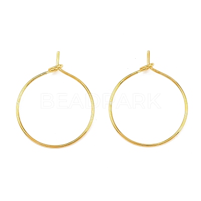 Brass Wine Glass Charm Rings X-EC067-1G-1