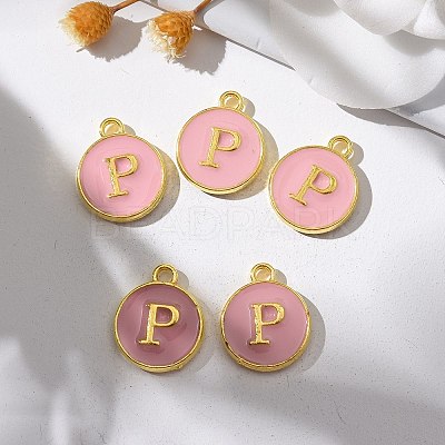 Golden Plated Alloy Enamel Charms LS-ENAM-S118-07P-1