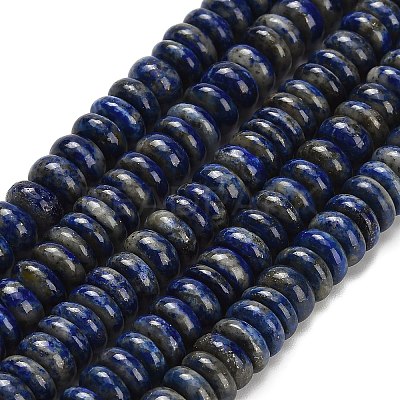 Natural Lapis Lazuli Beads Strands G-H329-B01-5x8mm-1
