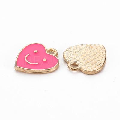 Alloy Enamel Charms ENAM-T016-12-RS-1