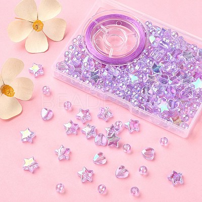 DIY Stretch Bracelet Making Kit DIY-YW0007-47A-1
