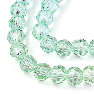 Transparent Glass Beads Strands GLAA-E036-07R-1