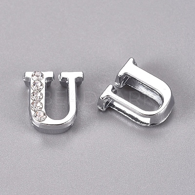 Alloy Slide Charms LS-PALLOY-WH0066-21U-1