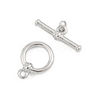 SHEGRACE Brass Toggle Clasps XGR0122P-136P-1