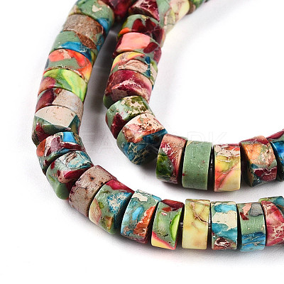 Natural Imperial Jasper Beads Strands G-N344-41C-1