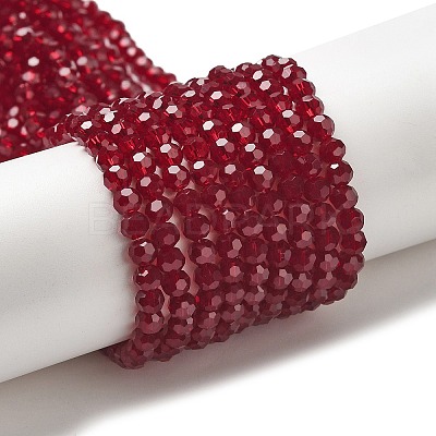 Transparent Glass Beads Strands EGLA-A035-T4mm-D02-1
