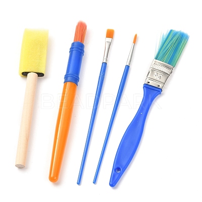 Plastic Paint Brushes Pens Sets TOOL-F014-04-1