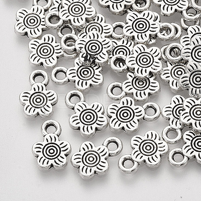 Tibetan Style Alloy Charms LS-TIBEP-S319-003AS-RS-1
