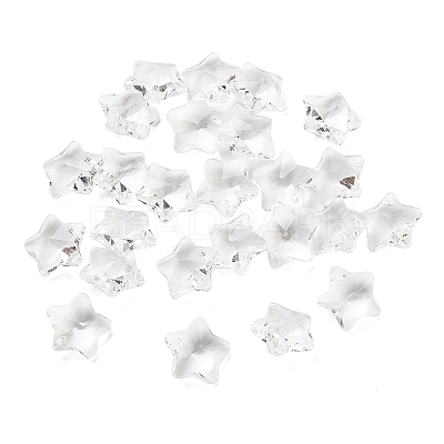 Transparent Glass Pendants GLAA-P037-04-16-1