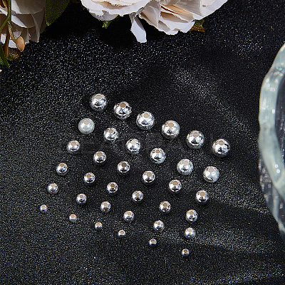 60Pcs 6 Styles 925 Sterling Silver Beads STER-BBC0008-15-1