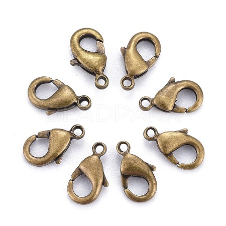 Brass Lobster Claw Clasps KK-901-AB-NF-1