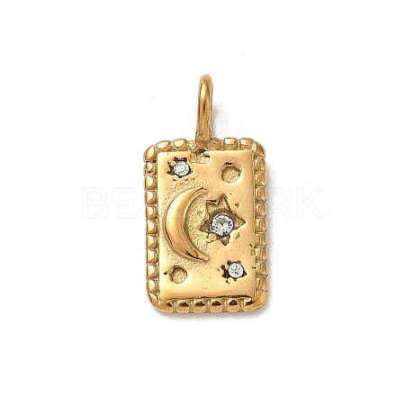 304 Stainless Steel Pendants STAS-H243-07D-G-1