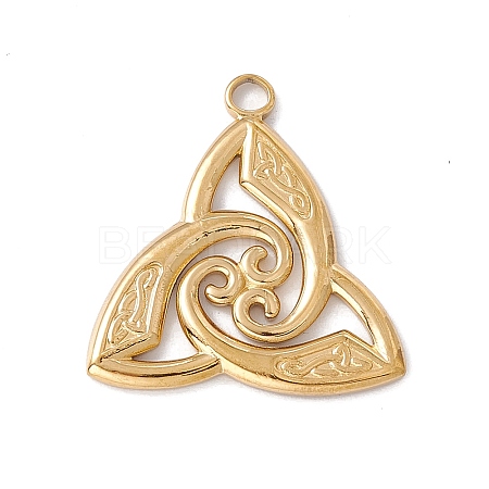 Ion Plating(IP) 304 Stainless Steel Pendants STAS-K242-10G-1