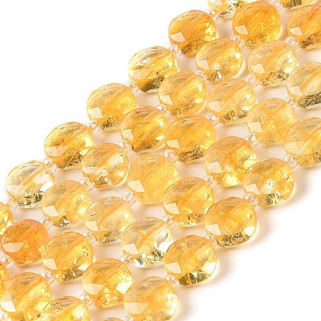 Heated Natural Citrine Bead Strands G-C116-A05-01-1