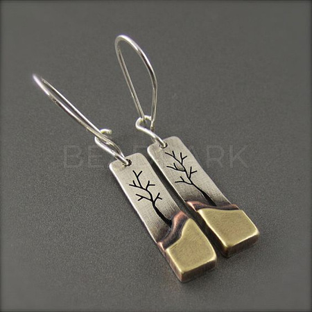 Alloy Dangle Earrings WG42B08-01-1
