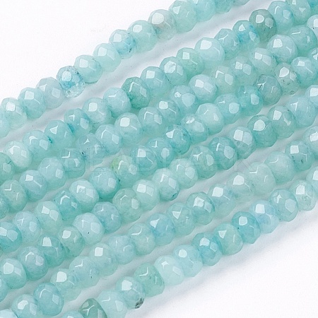 1Strand Natural Jade Beads Strands X-G-R171-2x4mm-08-1