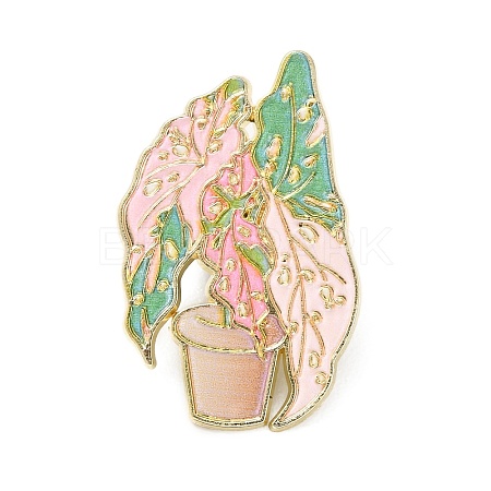 Princess Philodendron Bonsai Enamel Pin AL-CBA3D3B-03A-G-1