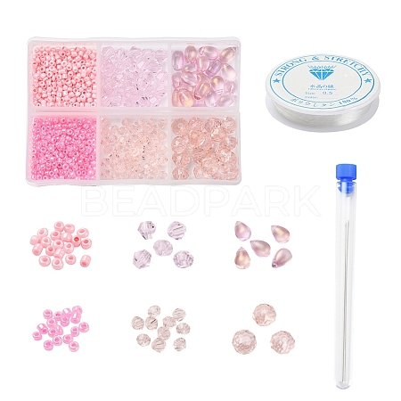 DIY Pink Series Jewelry Making Kits DIY-YW0003-05E-1