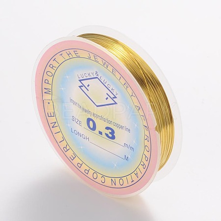 Copper Jewelry Wire LS-CWIR-CW0.3mm-07-1