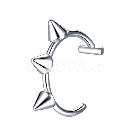 Anti-Tarnish 304 Stainless Steel 20 Gauge Fake Lip Rings Piercing Jewelry WGC994D-04-1