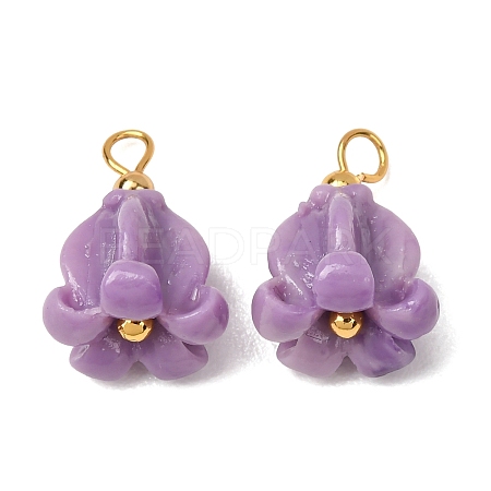 Dyed Synthetic Coral Pendants GG-CBAC295-01G-06-1