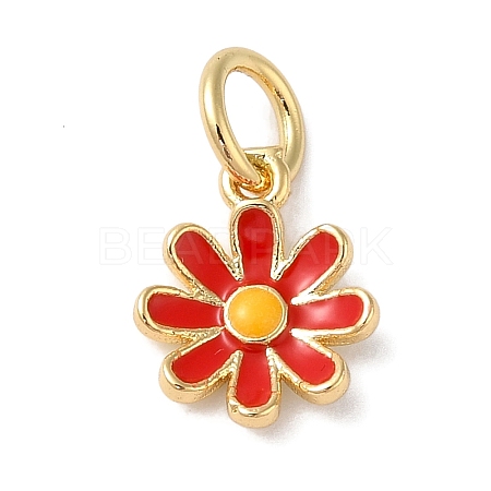 Brass Enamel Charms KK-L216-006G-02-1