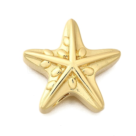 Ocean Series Brass Beads KK-B136-03G-02-1