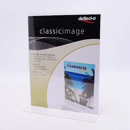 Acrylic Display Clip X-ODIS-WH0008-10B-1