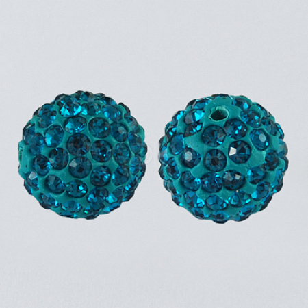 Pave Disco Ball Beads RB-A170-8mm-14-1