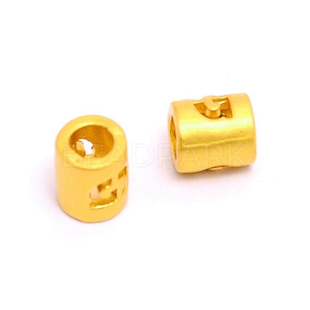 Alloy Letter Beads PALLOY-WH0081-55G-1