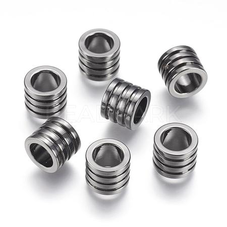 304 Stainless Steel Beads STAS-F123-04B-1