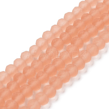 Transparent Glass Beads Strands EGLA-A034-T2mm-MD21-1