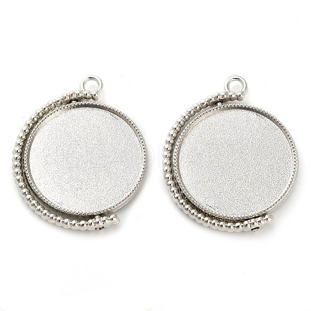 Zinc Alloy Pendant Cabochon Settings FIND-NH0001-13B-P-1