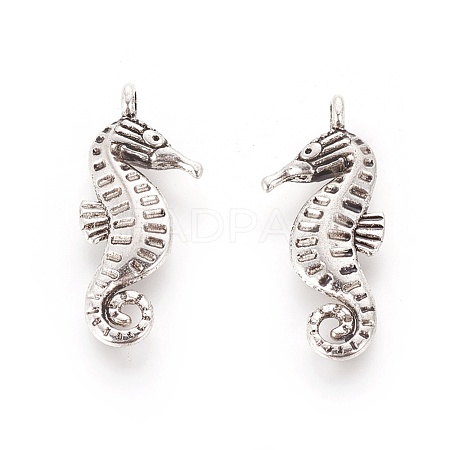 Tibetan Style Alloy Charms TIBEP-A19239-AS-RS-1