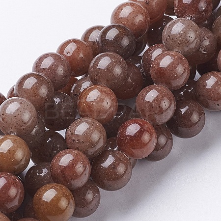 Natural Purple Aventurine Beads GSR10mmC025-1