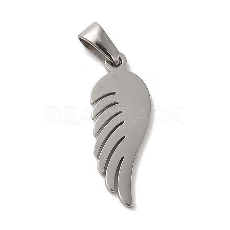 Non-Tarnish 304 Stainless Steel Pendants STAS-B053-14P-1