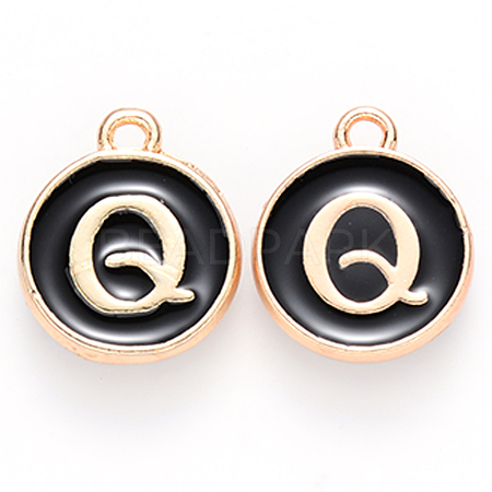 Golden Plated Alloy Charms ENAM-S118-02Q-1