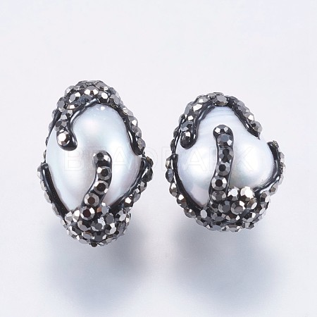 Natural Cultured Freshwater Pearl Beads RB-P029-12-1
