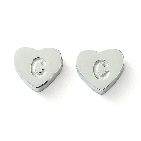 Tarnish Resistant 316L Surgical Stainless Steel Beads STAS-R230-01C-P-1-1
