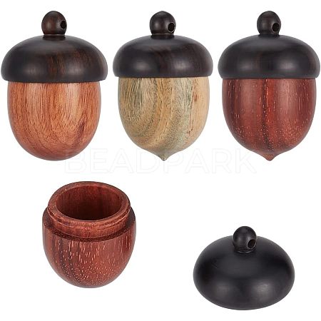  3Pcs 3 Colors Wood Pendants WOOD-NB0002-06-1