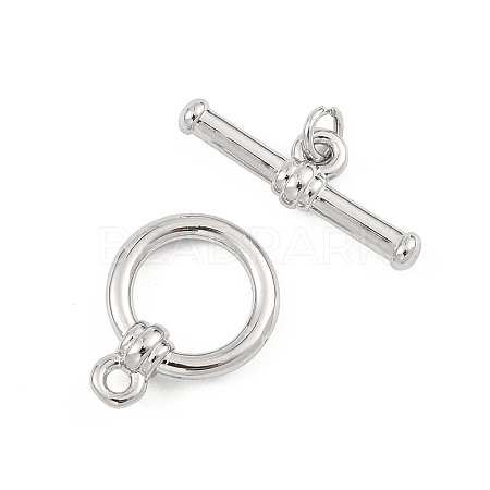 SHEGRACE Brass Toggle Clasps XGR0122P-136P-1
