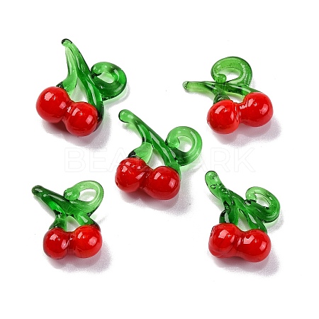 Fruit Food Glass Pendant LS-RESI-U001-03C-1